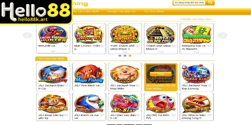 Bắn cá HELLO88 cung cấp nhiều sảnh chơi uy tín và hiện đại