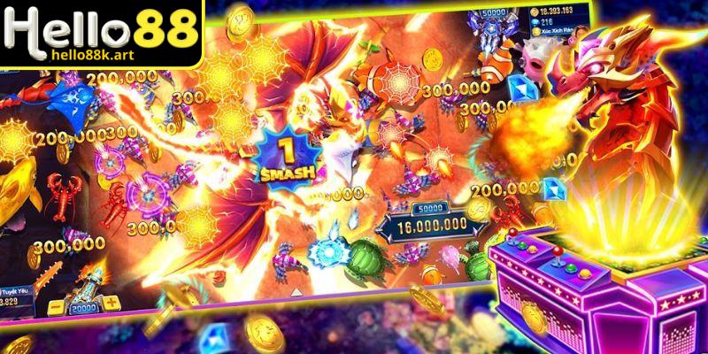 Phần thưởng sau khi săn cá sẽ được tích lưu trong tài khoản