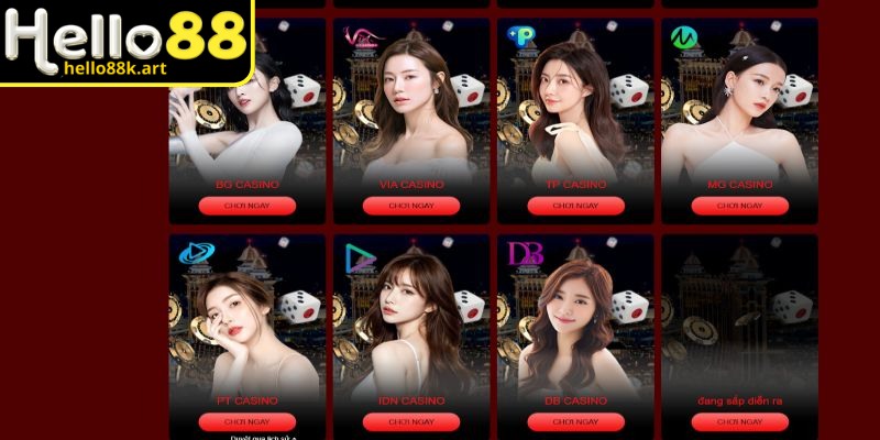 Casino HELLO88 nổi bật với kho game đa dạng