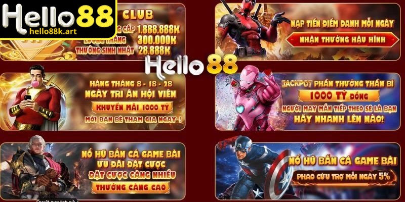 Để không bỏ lỡ các ưu đãi hấp dẫn, hãy truy cập ngay vào hệ thống HELLO88