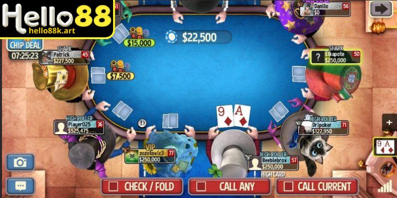 Poker online - Game bài đấu trí hấp dẫn