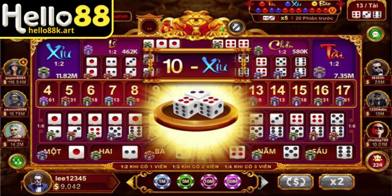 Sicbo online đa dạng cửa cược hấp dẫn